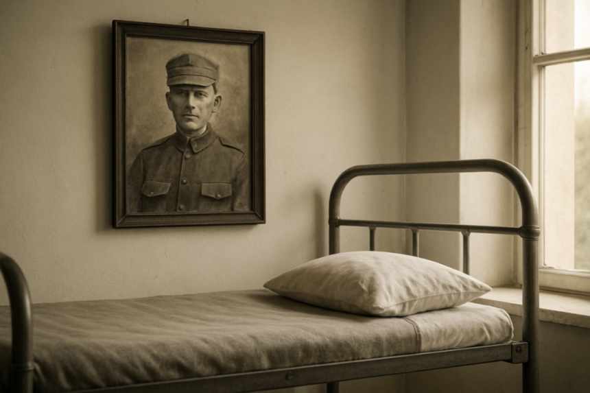 Old soldier photo pinned