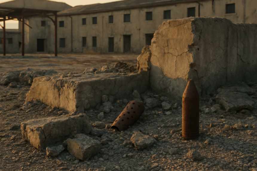 Old military base ruins
