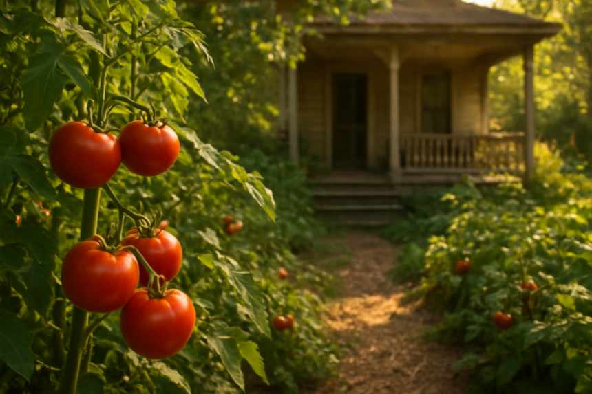 tomato garden serenity
