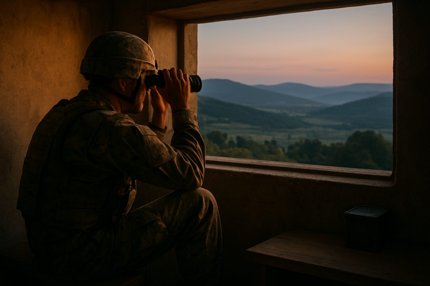 military observation post