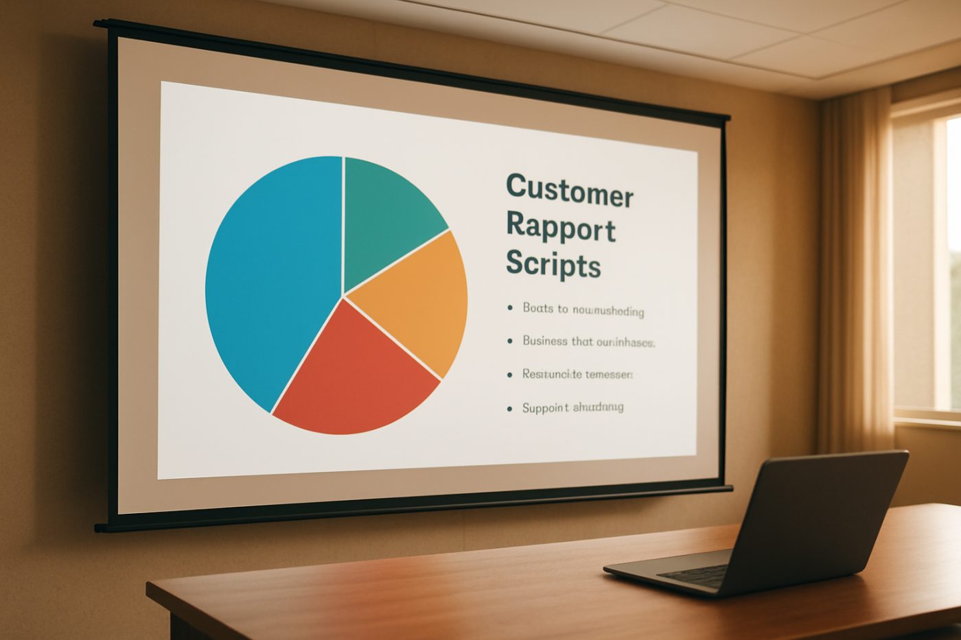 corporate script training slide