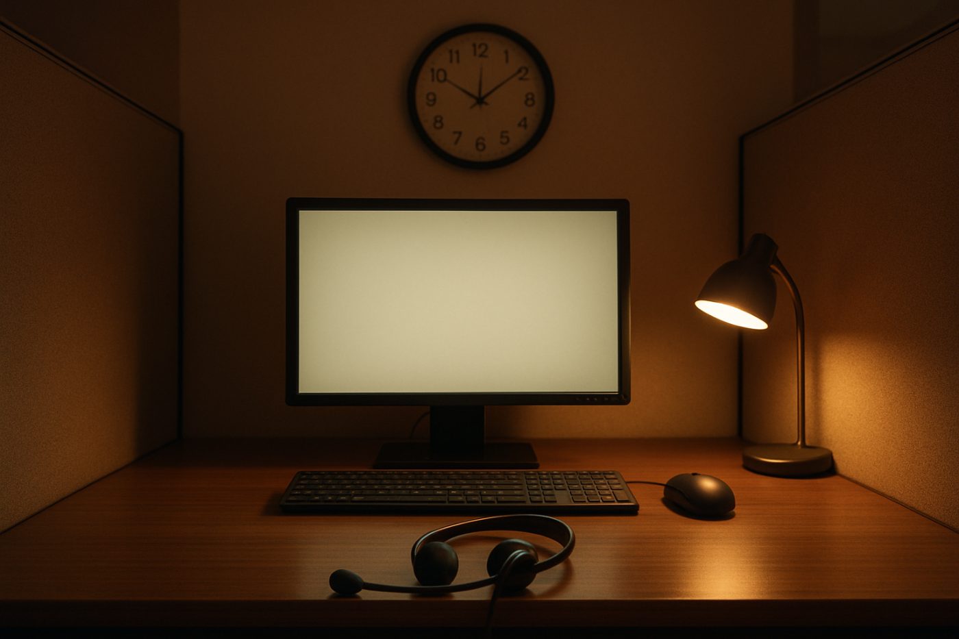 Overnight call center desk