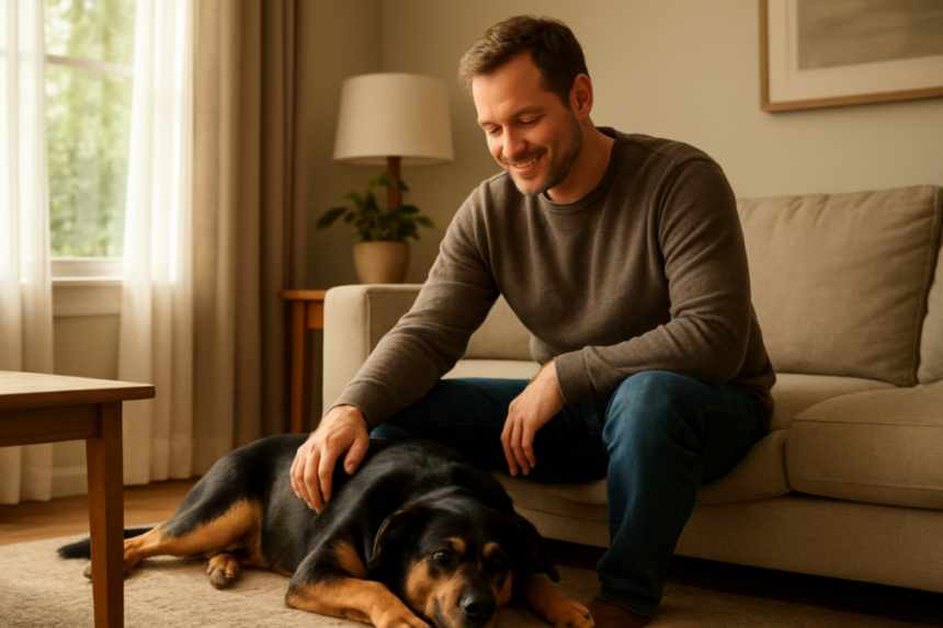 Loyal epilepsy dog companion