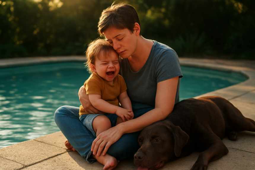 My Dog Grabbed My Toddler by the Diaper Right at the Edge of the Pool