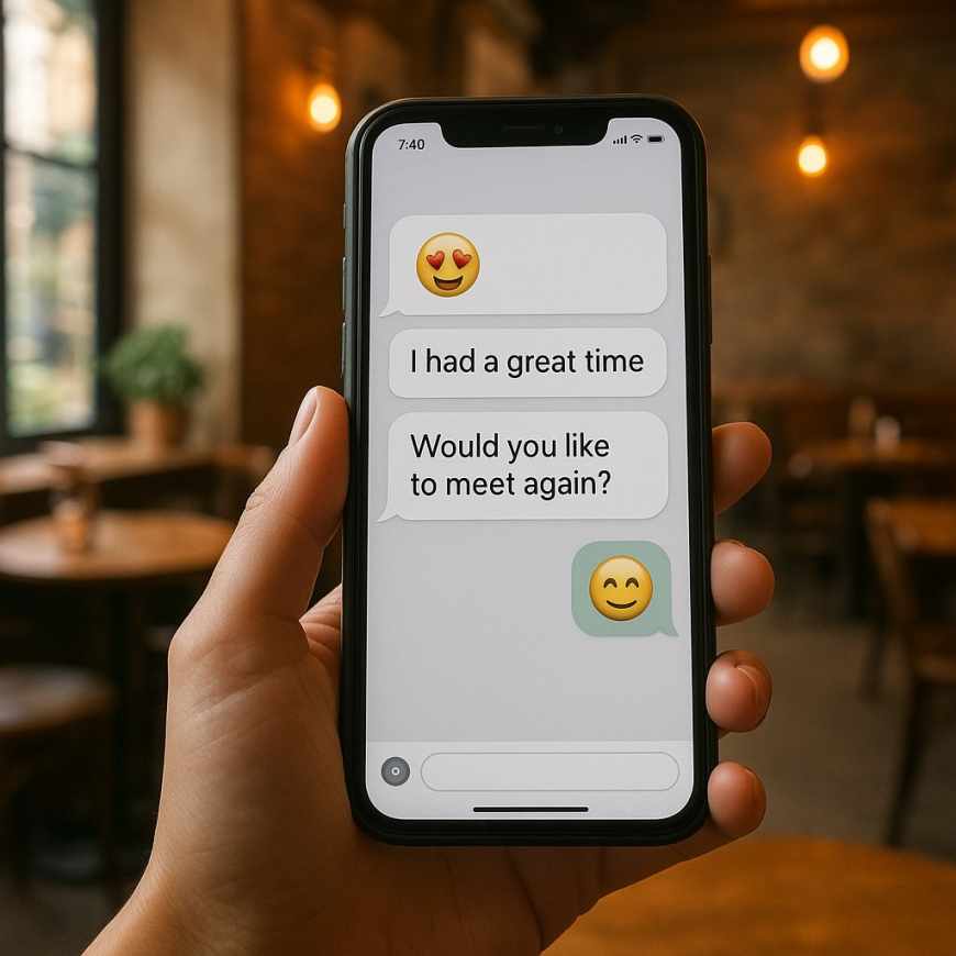 Date follow-up text messages