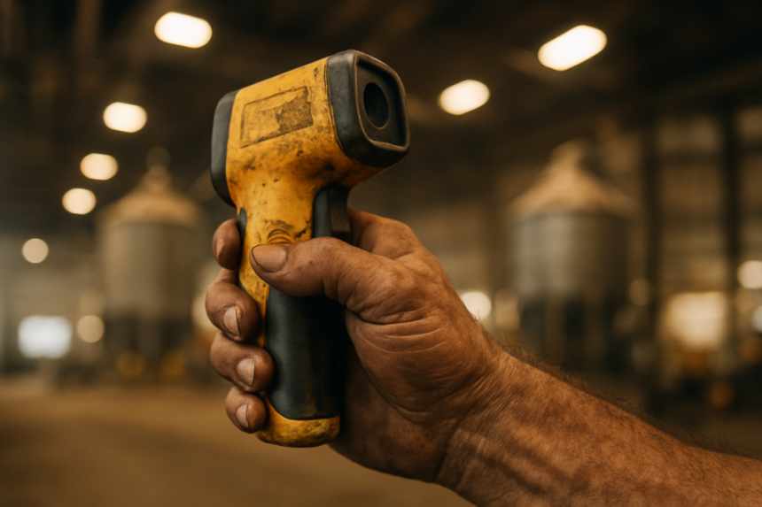 Infrared thermometer tool