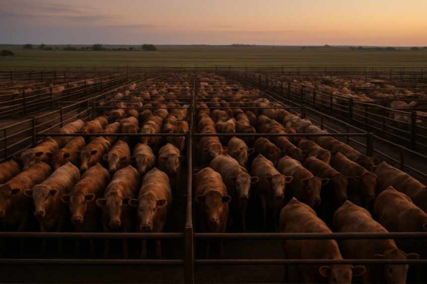 Three Nights the Whole Feedyard Looked at the Same Corner