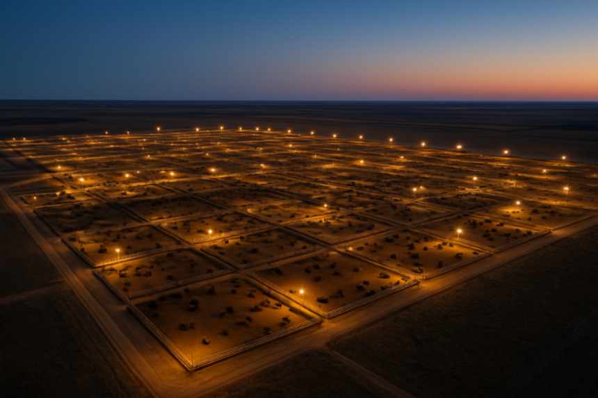 Feedyard aerial view