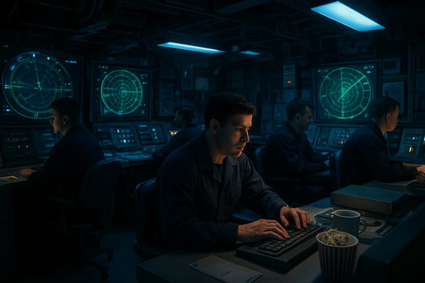 naval CIC radar room