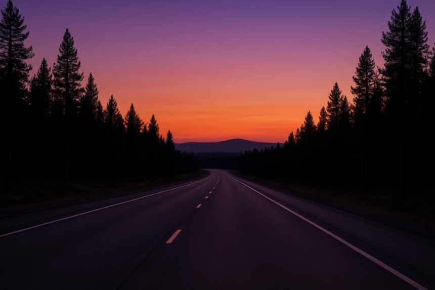 US-97 highway night