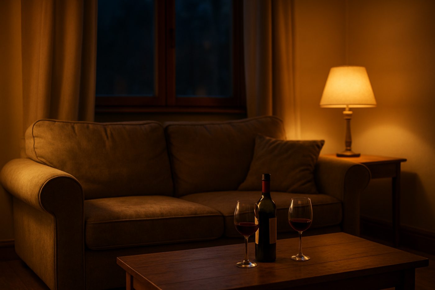 Quiet wine night
