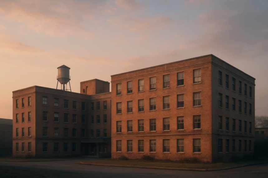 hospital sunrise exterior