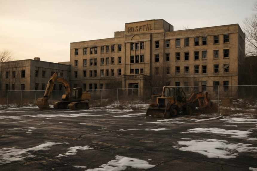 hospital parking lot