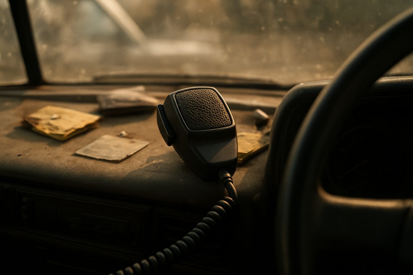 CB radio microphone