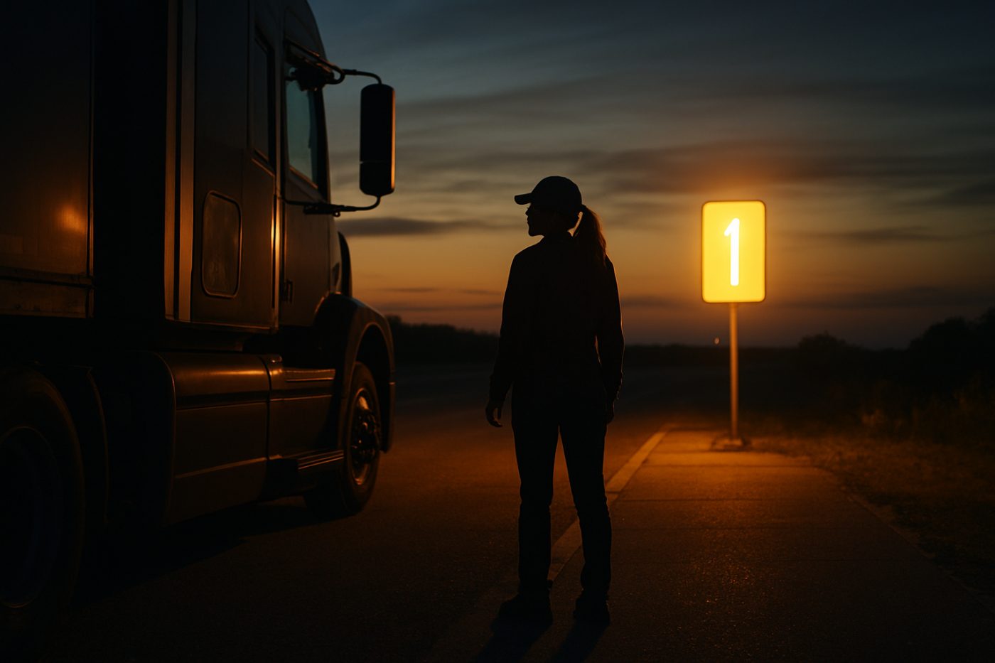 She Was Standing at Mile Marker 212 in Three Different States