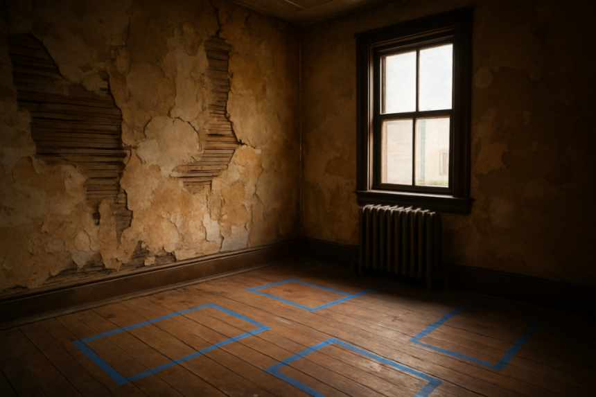 Lath and plaster walls