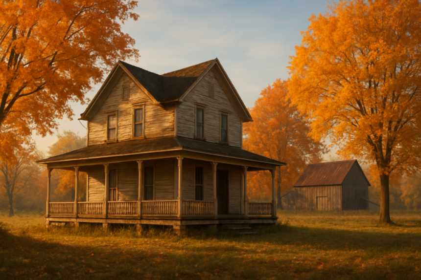 Old Michigan farmhouse