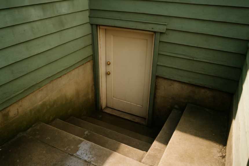 basement apartment entrance