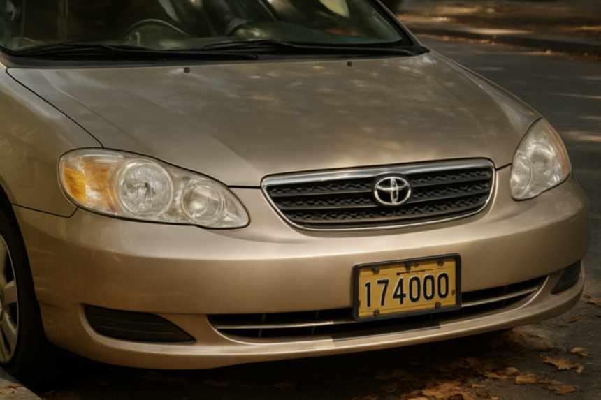 old car odometer