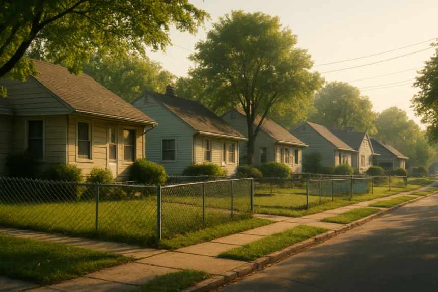 suburban house street