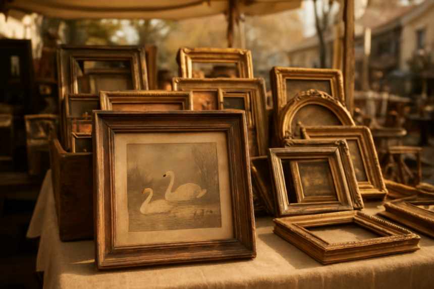 My Drawing in a Stranger's Frame