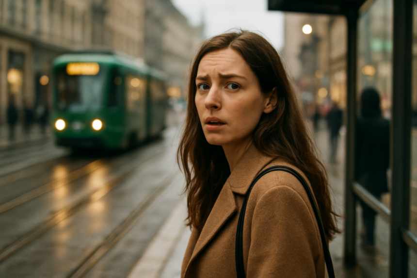 Woman mouthing question silence