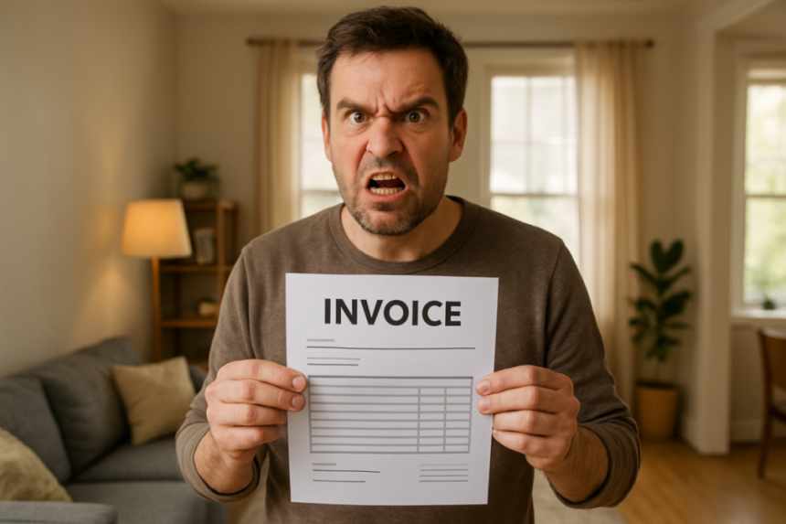 Guest with counter-invoice