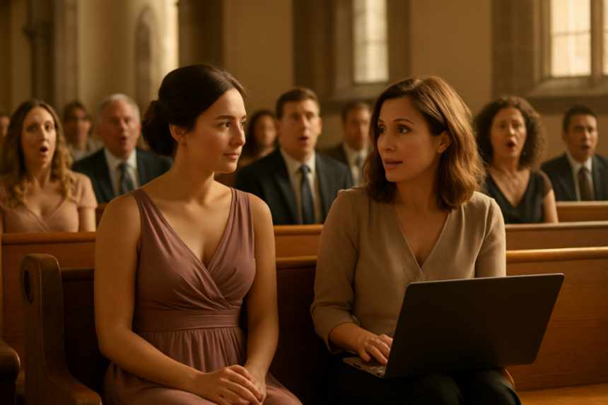 Maid of honor intervening