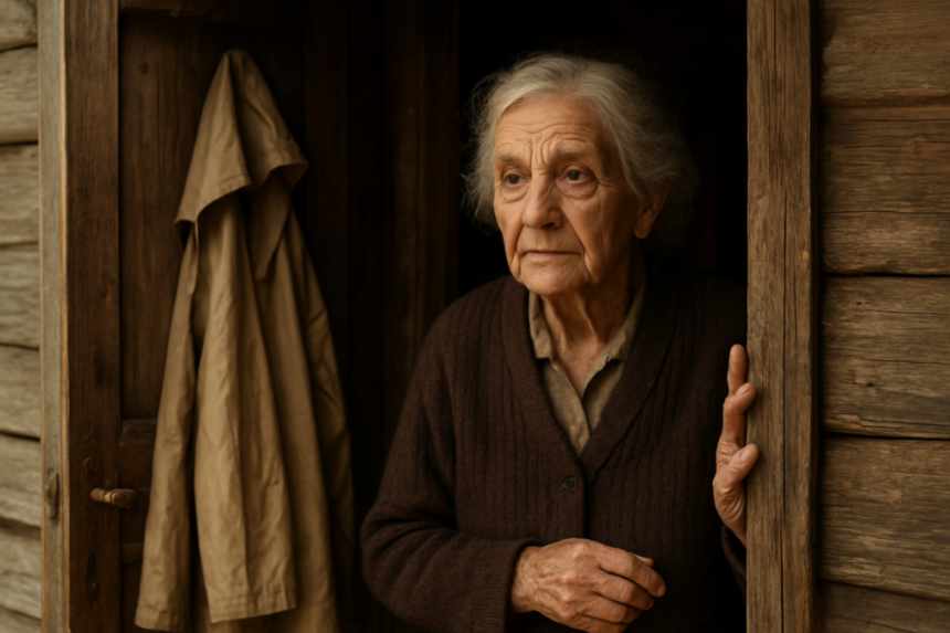 Elderly woman rural home