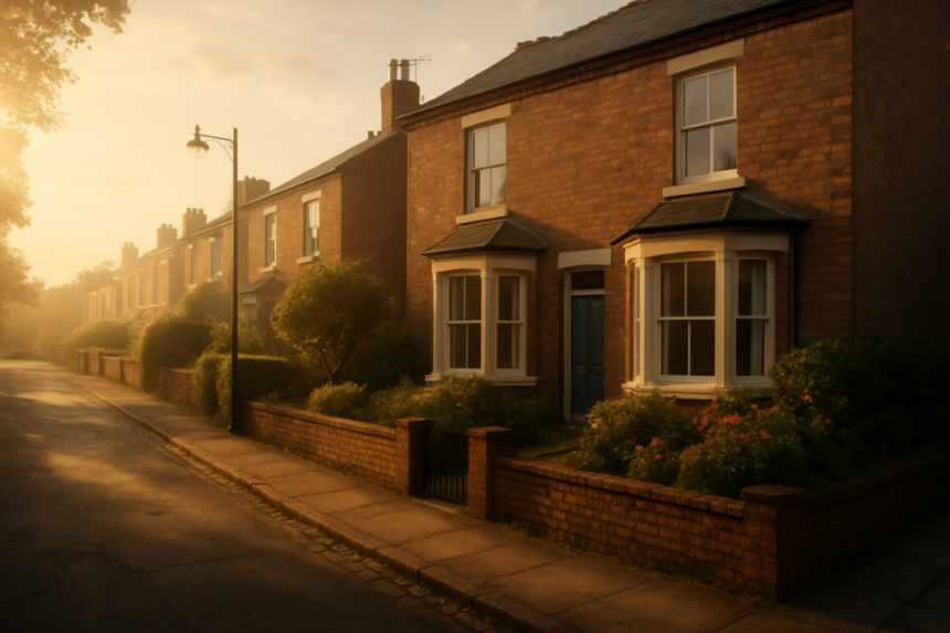 Quiet suburban terrace house