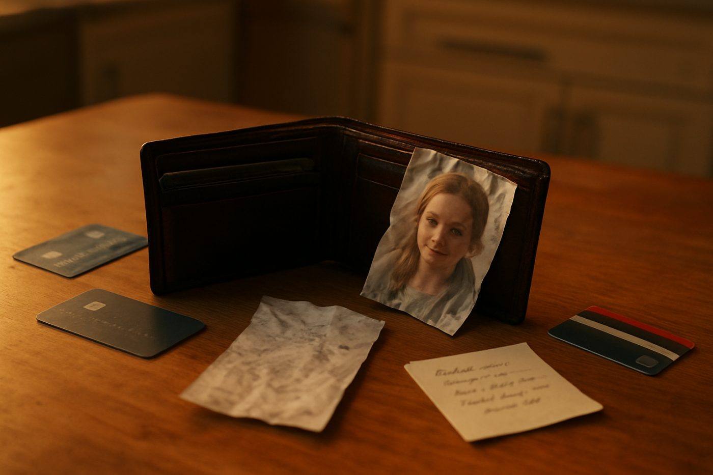 Wallet contents and note