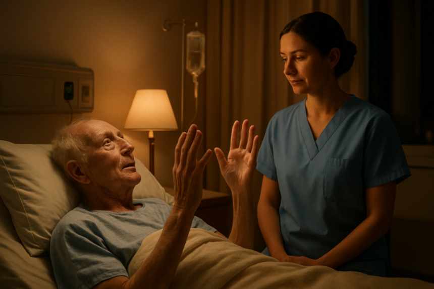 The Ward Taught Me the Reaching Sign