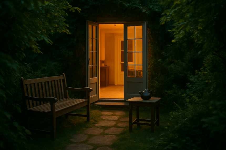 Garden at father’s wake